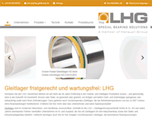 Tablet Screenshot of lhg-gleitkomp.de